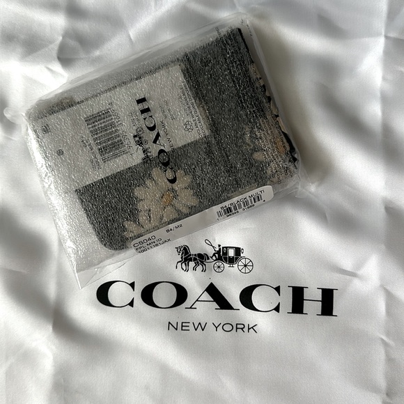 Coach Floral Mini Skinny ID Case NWT - Picture 4 of 7